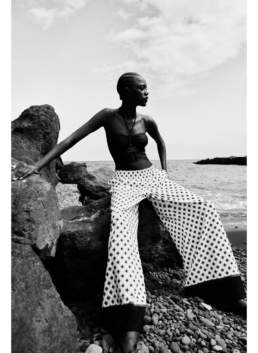 اتش اند ام Wide Pull-On Trousers