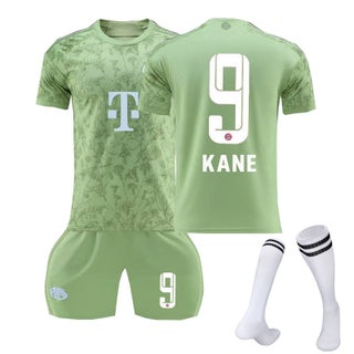 Bayern 23-24 Football Uniform Suit Mens No. 9 Kane Second Away Football Jersey Adult and Kidsrens Game Training Uniform Group Purchase Size 9 + socks - pzsku/ZE2DC665EEE19B790603AZ/45/1750434622/78c5c3d4-dd0f-436e-b687-c288db5681b6