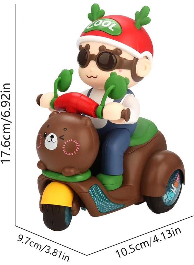 Children's Electric Tricycle Toy Motorcycle | Stunt Trike with 360-Degree Spinning Dance Action, Battery-Powered, with Lights and Music, Interactive Toy for Kids Aged 3 and Up. - Image 3