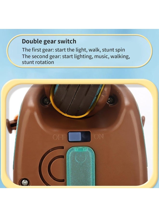 Children's Electric Tricycle Toy Motorcycle | Stunt Trike with 360-Degree Spinning Dance Action, Battery-Powered, with Lights and Music, Interactive Toy for Kids Aged 3 and Up. - Image 4