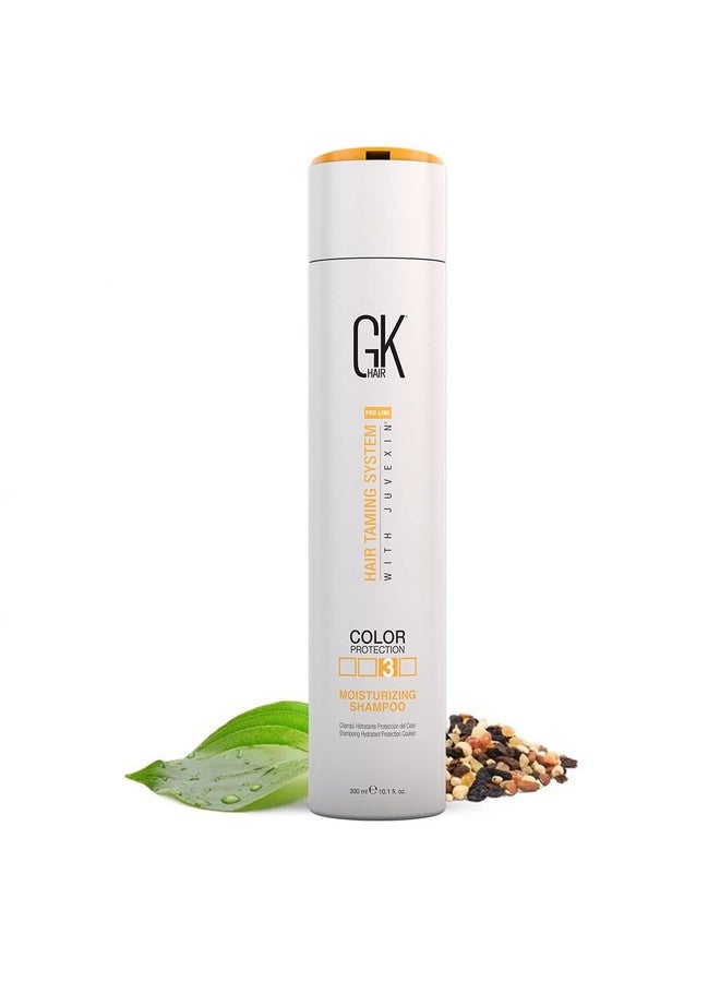 GK Hair Global Keratin Moisturizing Shampoo 300Ml For Dry And Frizzy Hair - Sulfate And Paraben Free - Image 1