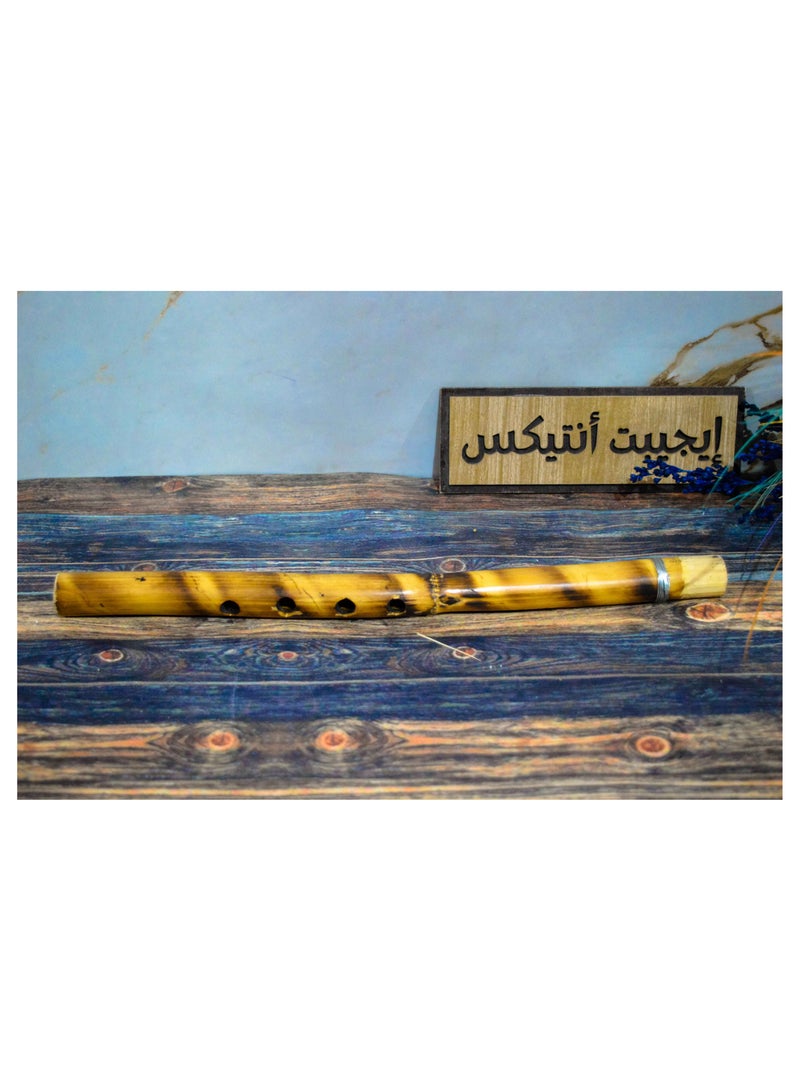 Egypt Antiques A bamboo flute, produced by Egypt Antiques, 100% handmade. - Image 2