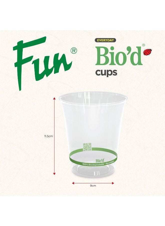 Fun كوب شفاف قابل للتحلل الحيوي - Image 3