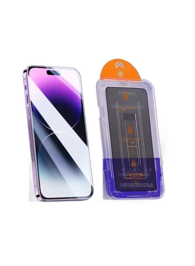 For IQOO NEO10 HD Tempered Film Seconds Neo10pro Fingerprint Unlock Mobile Phone Protective Film Full Screen Black-Color:Hd [second Sticker-dust Removal Chamber] Soft Box-Size:Iqoo Neo10 Pro [ultra-thin Unlocked Version]  - Image 5