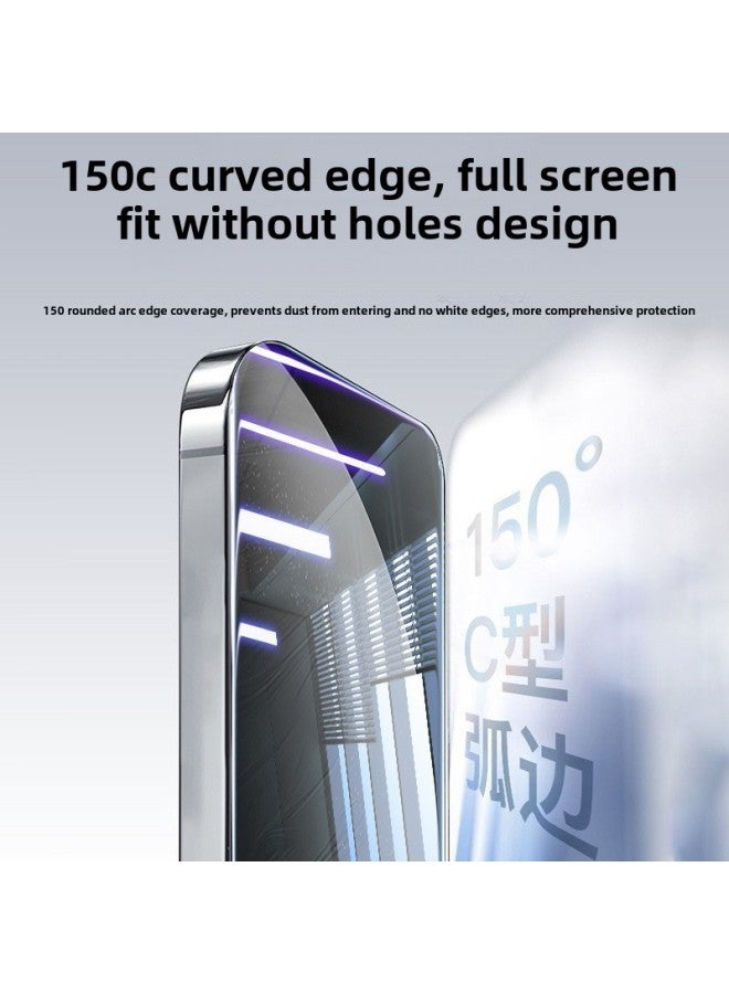 For IQOO NEO10 HD Tempered Film Seconds Neo10pro Fingerprint Unlock Mobile Phone Protective Film Full Screen Black-Color:Hd [second Sticker-dust Removal Chamber] Soft Box-Size:Iqoo Neo10 Pro [ultra-thin Unlocked Version]  - Image 3