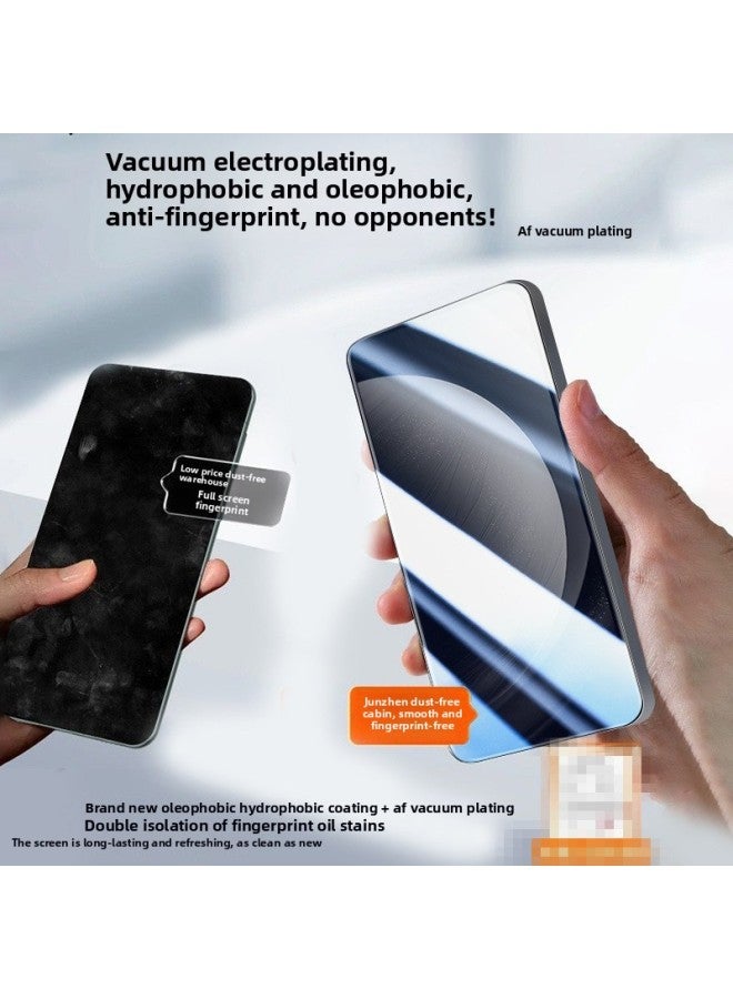 For IQOO NEO10 HD Tempered Film Seconds Neo10pro Fingerprint Unlock Mobile Phone Protective Film Full Screen Black-Color:Hd [second Sticker-dust Removal Chamber] Soft Box-Size:Iqoo Neo10 Pro [ultra-thin Unlocked Version]  - Image 2