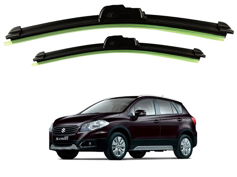 Selifaur - 2Pcs (D 24 x P 16 Inch) High Performance Replacement Car Wiper Blades for S Cross - Image 1
