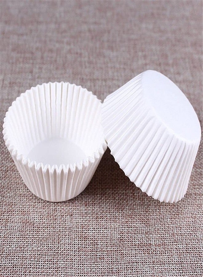 APSAMBR 100pcs Pure White Cupcake Paper Liners Muffin Cases Cup Cake Baking Egg Tarts Tray Kitchen Accessories Pastry Decorating Tools - Image 1