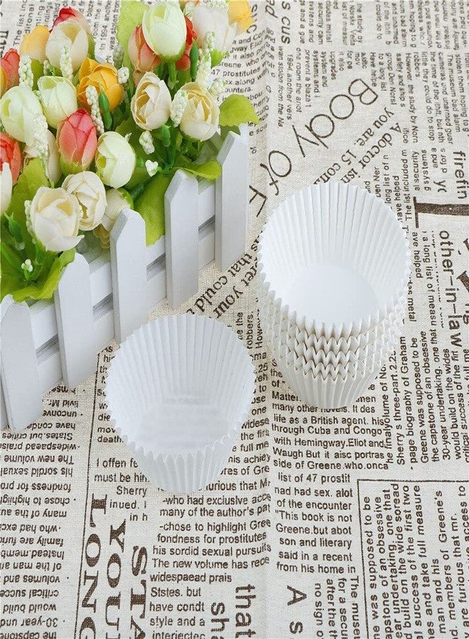 APSAMBR 100pcs Pure White Cupcake Paper Liners Muffin Cases Cup Cake Baking Egg Tarts Tray Kitchen Accessories Pastry Decorating Tools - Image 5