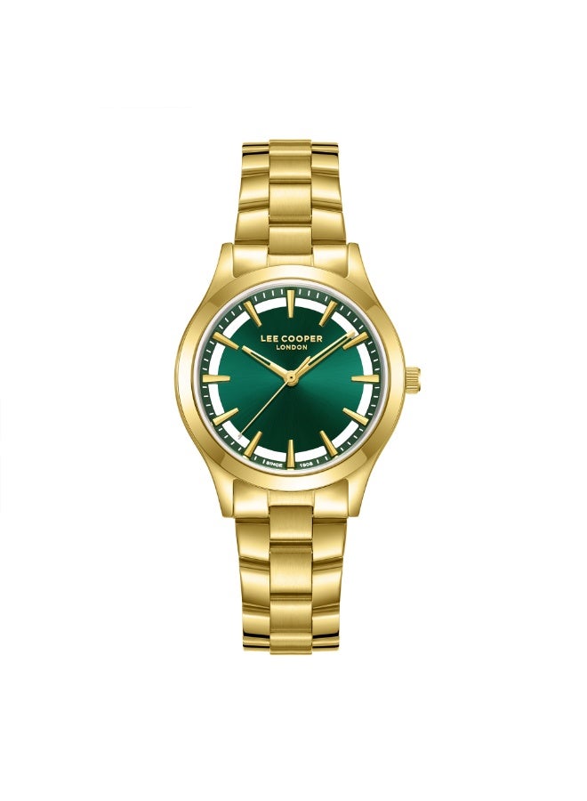Lee Cooper ساعة معدنية أنالوج للنساء LC08147.170 - 33 مم - Image 1