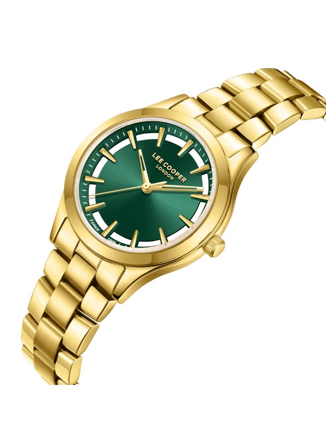 Lee Cooper ساعة معدنية أنالوج للنساء LC08147.170 - 33 مم - Image 2