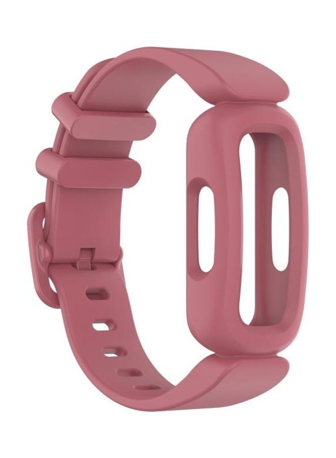 NIBEMINENT Silicone Integrated Replacement Strap For Fitbit Ace 3 Watermelon Red - Image 1