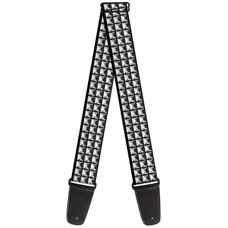 Buckle Down Buckle-Down Guitar Strap, Printed Studs, 2 Inches Wide - Image 1