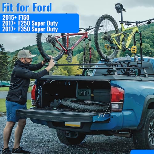 Parfyter Retractable Truck Bed Tie Down Anchors with Raised Fit D-Ring, 4 Pack - Compatible with 2015-2025 Ford F-150, 2017-2025 F-250/F-350 Super Duty & Raptor, Secure Cargo Hooks for Truck Box - Image 3
