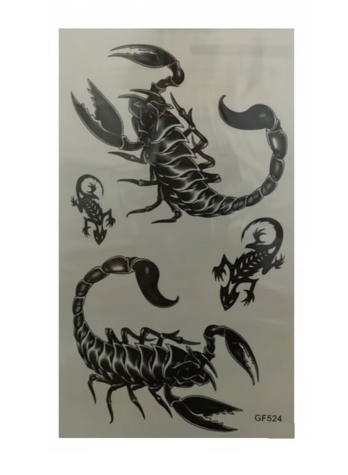 تاتو مؤقت على شكل عقرب بتصميم فريد وجذاب - Image 1