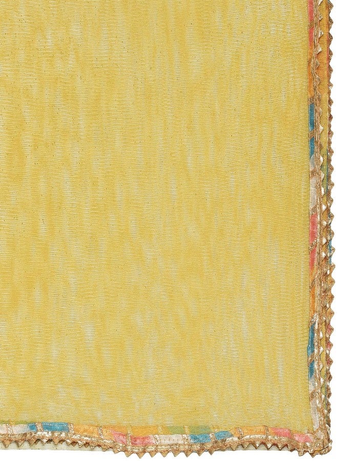 Biba كُرتا قطنية مطبوعة للبنات من بيبا مع بنطال ودوپاتا (Kw5482_أزرق_15) - Image 5