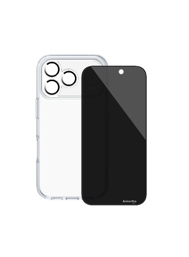 ارمور برو مجموعة حماية 4-in-1، iPhone 17 Pro، حماية خصوصية، غطاء حماية الكاميرا - Image 1