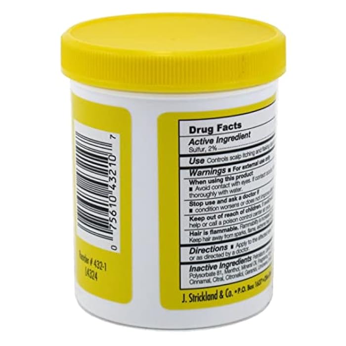 sulfur8 بلسم شعر وفروة الرأس ضد القشرة سلفور 8 أصلي 7.25 أونصة (عبوة من 3) - Image 4