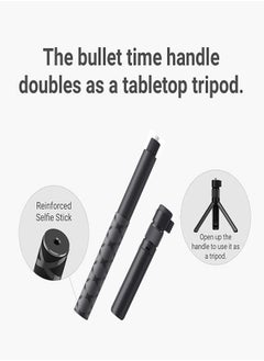 FLYHSO Insta360 Invisible 360° Surround Selfie Stick and Handle Black  - Image 4