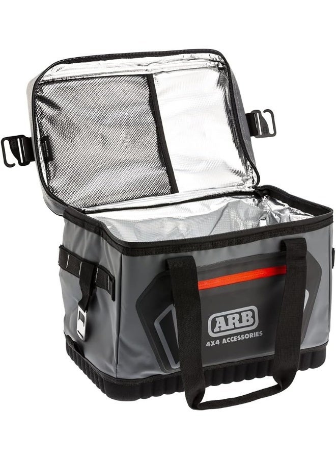 ARB 10100376 Collapsible Cooler Bag with Plastic Ice Cooler Brick to Retain Ice for up to 12 Hours That Folds Flat - Image 1