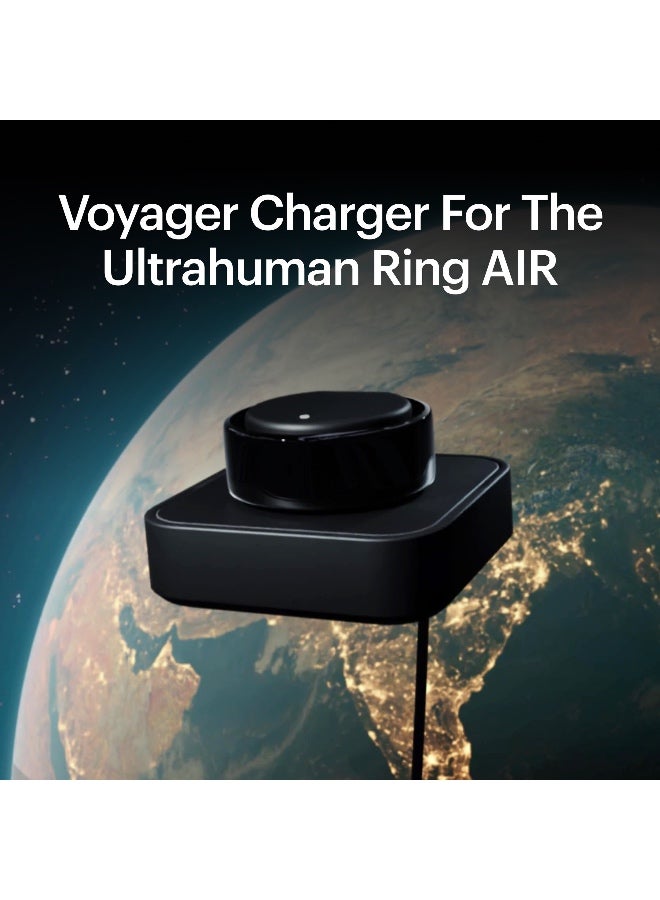 ULTRAHUMAN Ultrahuman Ring Voyager Charger - Full Charge in 2 Hours - Quick and Wireless Charging - Includes Travel Pouch - Sleek Design (Size 9) - Image 2