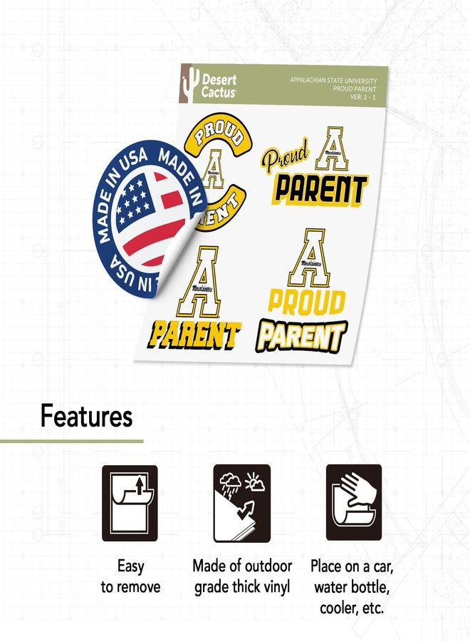 Desert Cactus Appalachian University Sticker Mountaineers App State Yosef Vinyl Decal Laptop Water Bottle Car Scrapbook Sheet (Proud Parent Sheet) - Image 4
