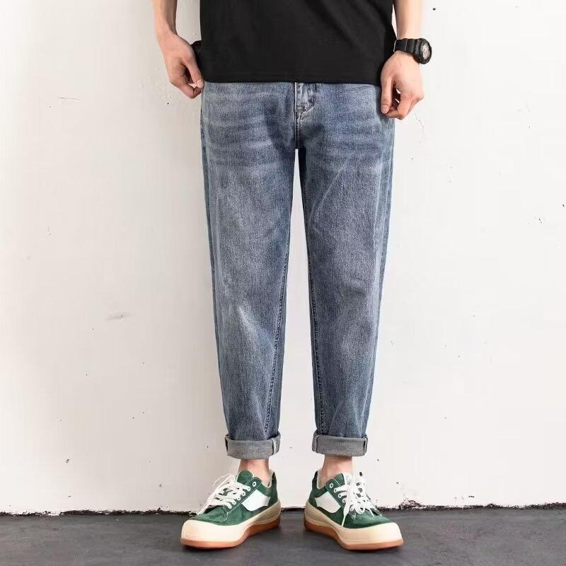 Unisex Classic Denim Jeans Loose Fit Daily Outdoor Wear - Image 1