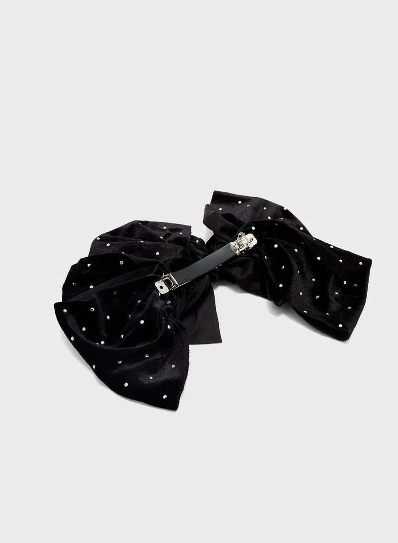 Ella Limited Edition Oversize Embellish Bow Hair Clip