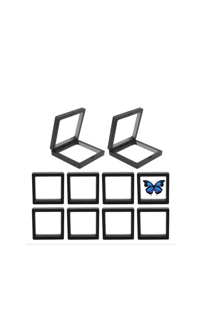 12 Pieces Exhibitor 3d Jewelry Frame Floating - Image 1