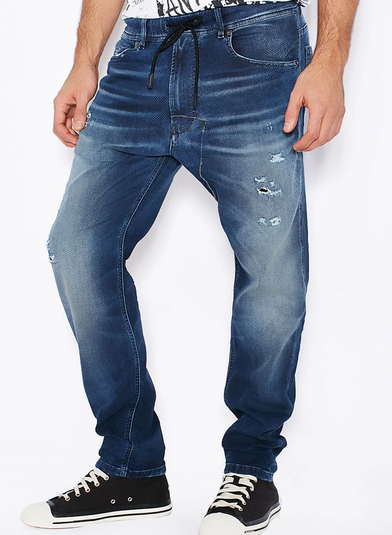 DIESEL Narrot Carrot Fit Dark Wash Jeans
