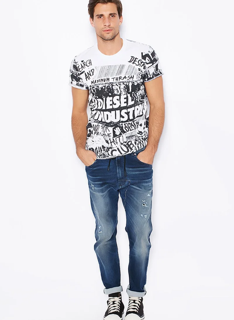 DIESEL Narrot Carrot Fit Dark Wash Jeans