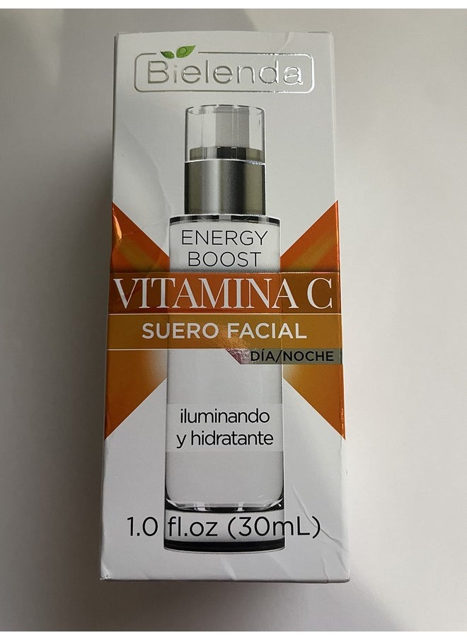 Bielenda - Energy Boost Vitamin C Face Serum Brightening And Hydrating 1Oz - Image 1