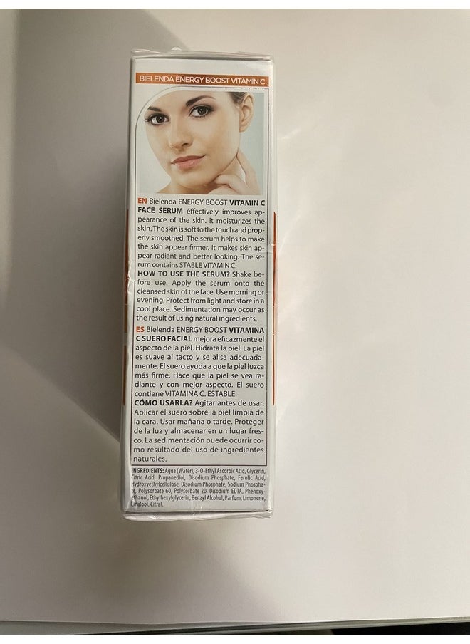 Bielenda - Energy Boost Vitamin C Face Serum Brightening And Hydrating 1Oz - Image 1