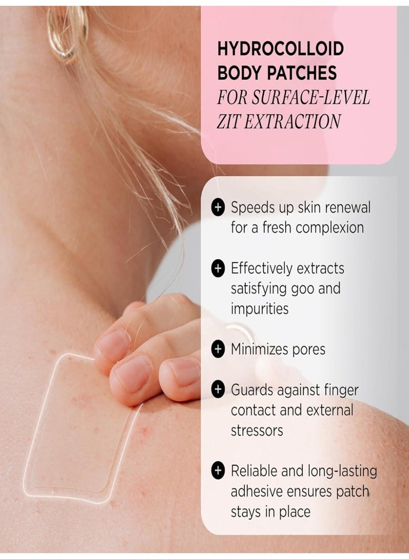 ZitSticka Goo GZitSticka Goo Getter™ Body Hydrocolloid Patches – Impurity Absorption & Skin-Support | 6 Large + 3 Extra-Largeetter Body Clarifying Hydrocolloid Patches – Designed for Large and Deep Body Blemishes with Fast Absorption and Soothing Support – 6 Large + 3 Extra-Large - Image 5