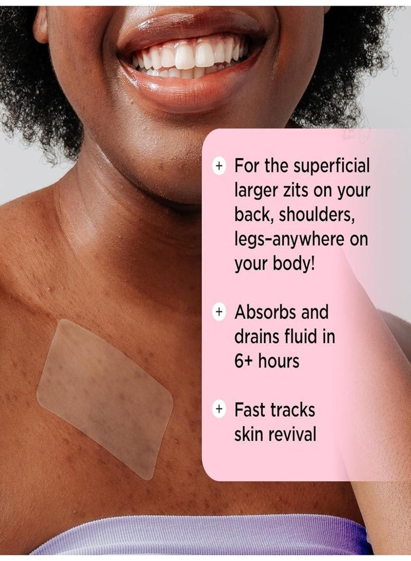 ZitSticka Goo Getter™ Body Blemish Patches – Impurity Absorbing Patches | 6 Large + 3 XL - Image 3