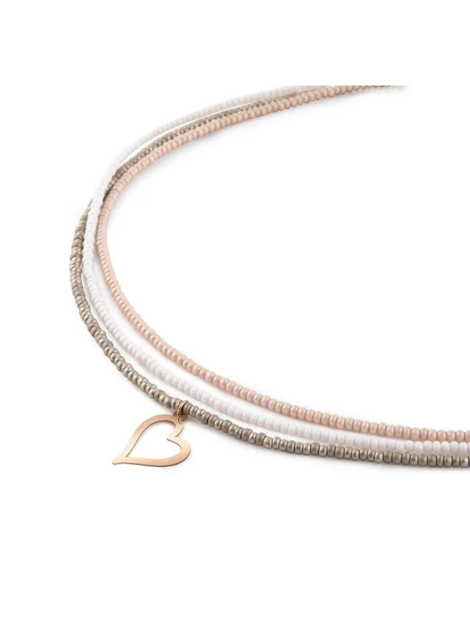 Minza  Minza “Anastasia” Women’s Necklace, 18K Gold & Czech Beads, Handmade Necklace for Women, Beaded Necklace, Jewelry for Casual & Special Occasion for Women | Best Price UAE