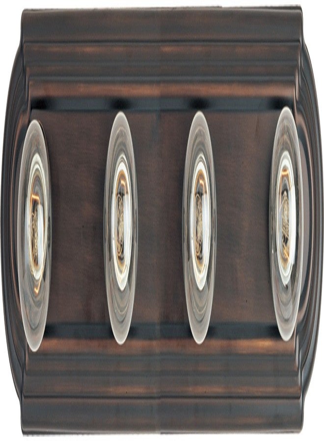 Maxim Essentials 712X 4 Light Vanity Light with Oil Rubbed Bronze Finish - Image 1