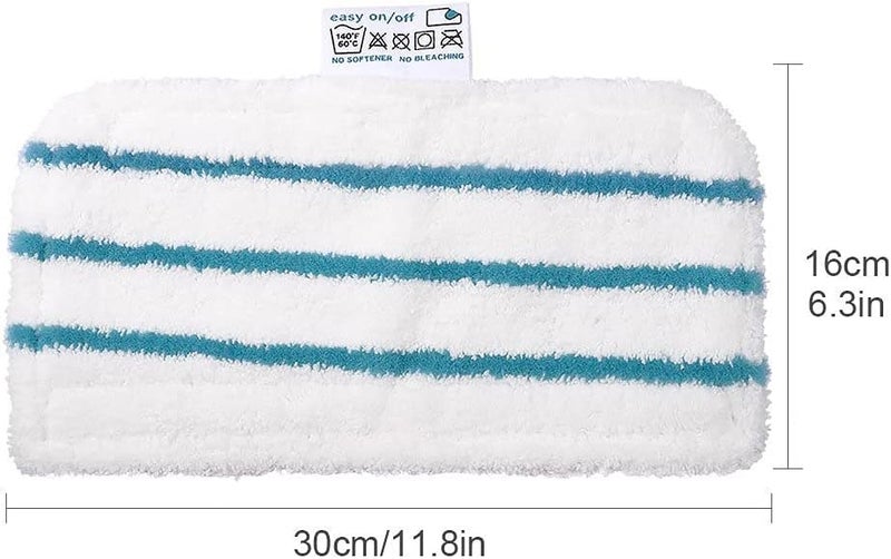 Hovico 4 قطع قطع غيار بديلة قابلة لإعادة الاستخدام منصات ممسحة مناسبة لـ True & Tidy STM-500 و STM-700 و STM-700A ملحقات مكنسة البخار، وغيرها من مكانس البخار، قابلة للغسل في الغسالة حتى 100 مرة - Image 2