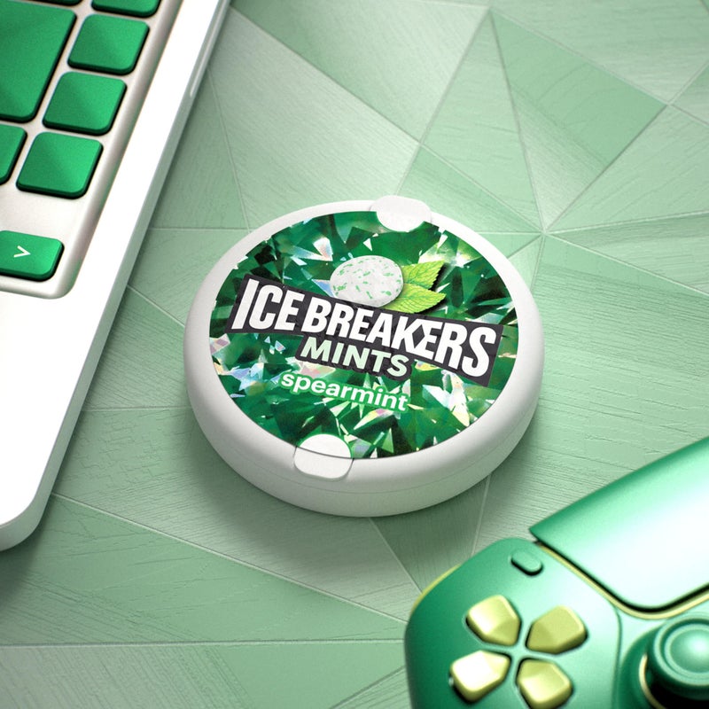 ICE BREAKERS Spearmint Sugar Free Mints Tins, 1.5 oz (8 Count) - Image 4