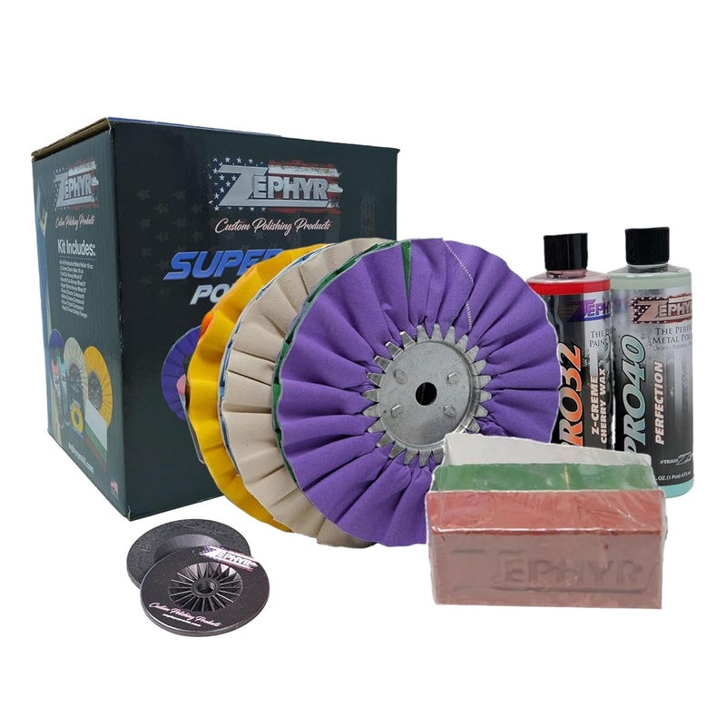 ZEPHYR طقم تلميع الألمنيوم للمبتدئين سوبر شاين - Image 1