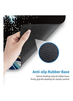 Generic Gaming Mouse Pad - Non-Slip Water-Resistant Rubber Base Computer Sea Wave Keyboard Mouse Mat,XL Large Anime Mouse Pad for Desk Computer Office Gaming 700*300*2MM  - Image 4