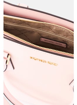 Michael Kors Women Brand Logo Satchel Bag 35 L x 27 H x 12 W cm, Pink  - Image 5