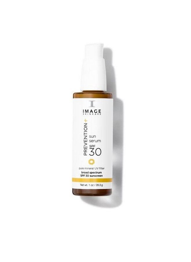 IMAGE SKINCARE - Prevention+ Sun Serum Spf 30 Mineral Sunscreen For Face Non Comedogenic Wear Under Makeup Perfect Travel Size Untinted 1.5 Oz - Image 1
