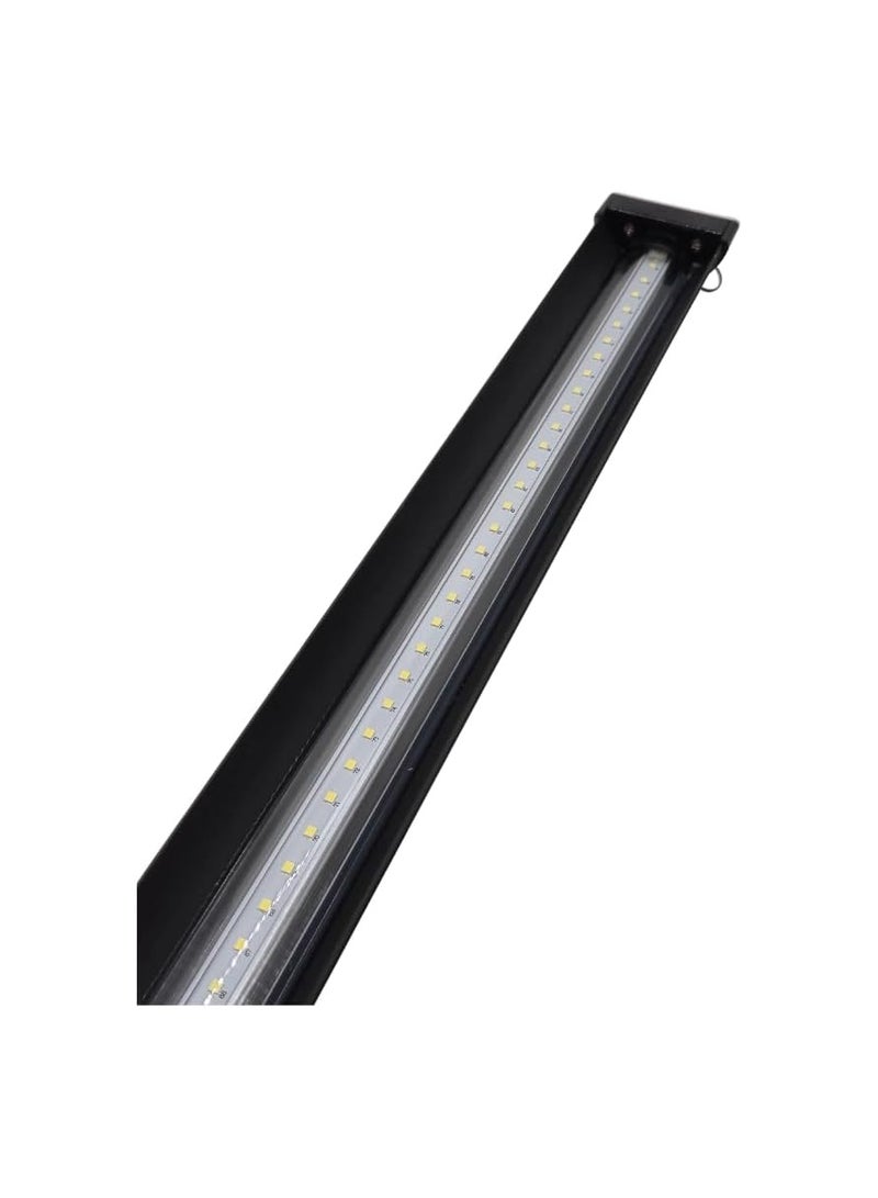 ماركة غير محددة FG ZAIN EDK 48W أضواء نمو LED، مقاومة للماء IP65 – 120 سم طيف كامل 6400K، 5760LM، أسود، توصيل وتشغيل مع قابس بريطاني، ضوء نباتات داخلي مع مشابك تثبيت  - Image 1