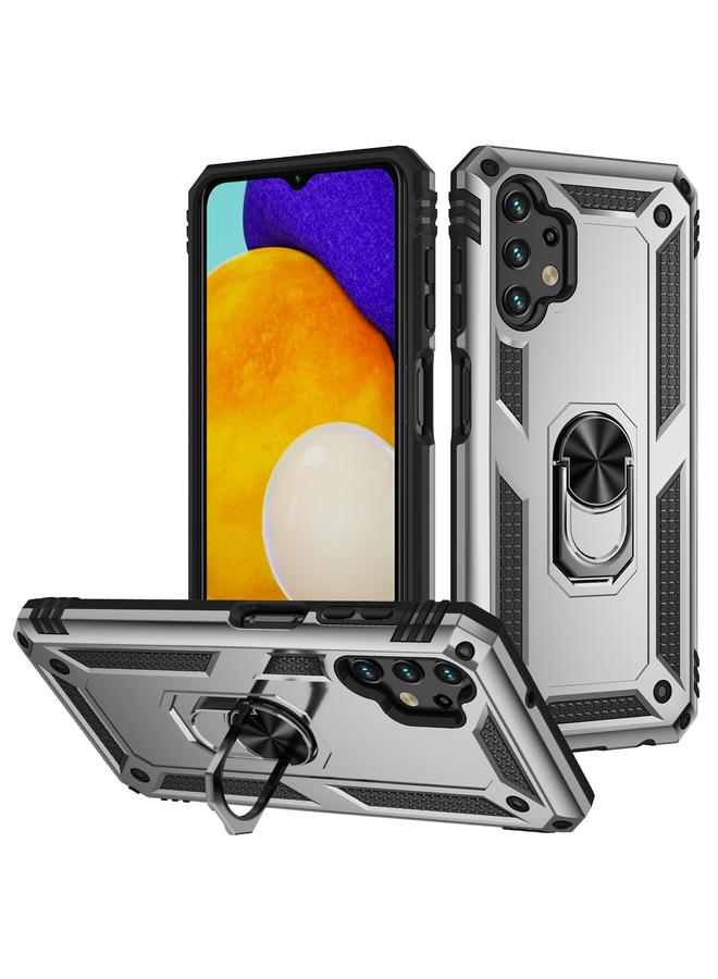 اس-توب جراب لهاتف Samsung Galaxy A13 4G مقاوم للصدمات مصنوع من مادة TPU + PC مع حامل - Image 1