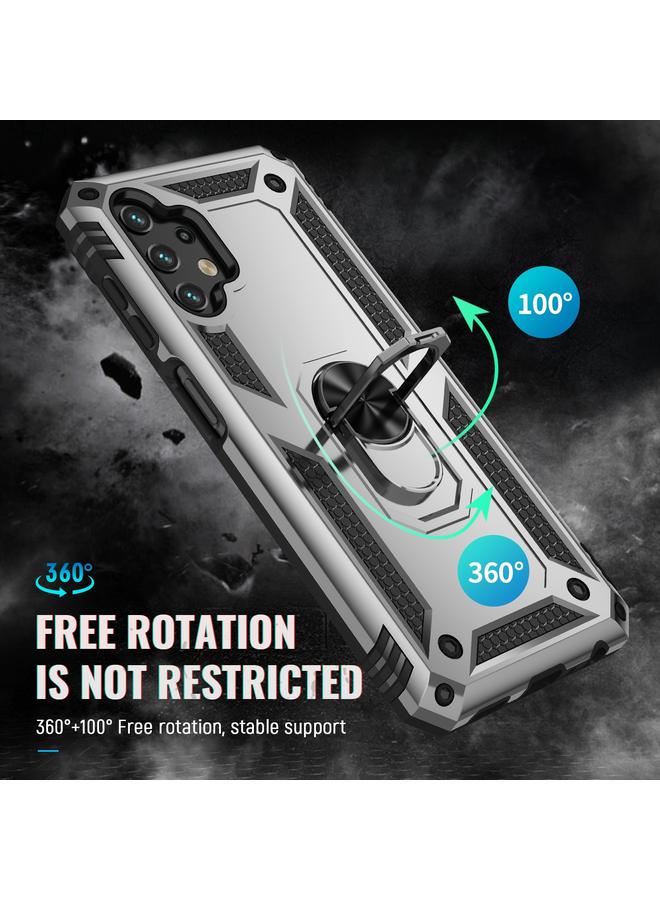 اس-توب جراب لهاتف Samsung Galaxy A13 4G مقاوم للصدمات مصنوع من مادة TPU + PC مع حامل - Image 3