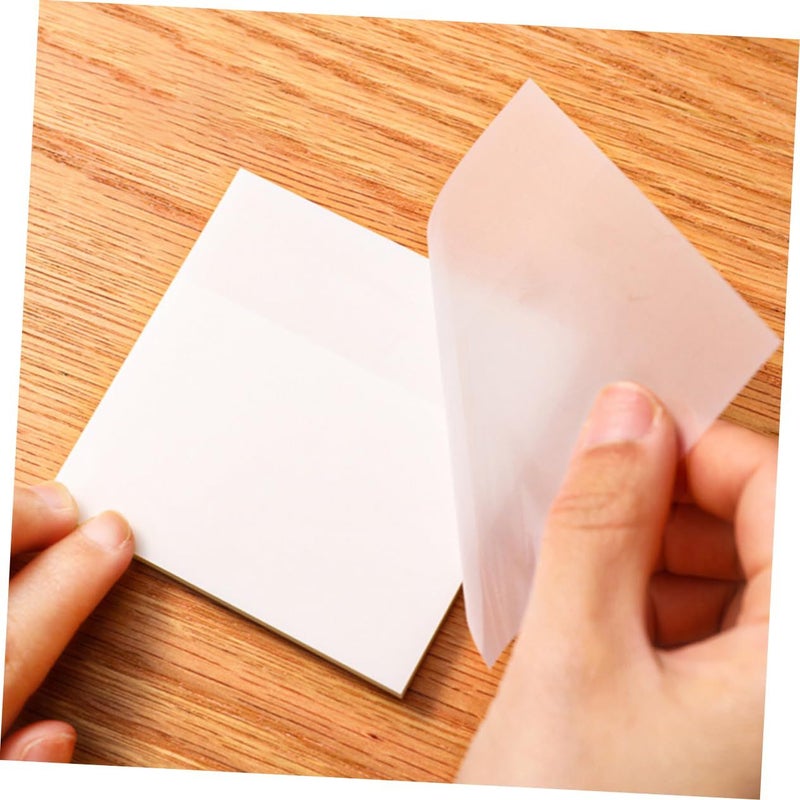 Transparent Sticky Note Pads for Office and School Organization Reminders - Image 4