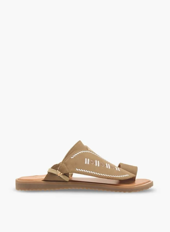 الواحة Boys Slip-On Leather Arabic Sandals Ramadan Collections