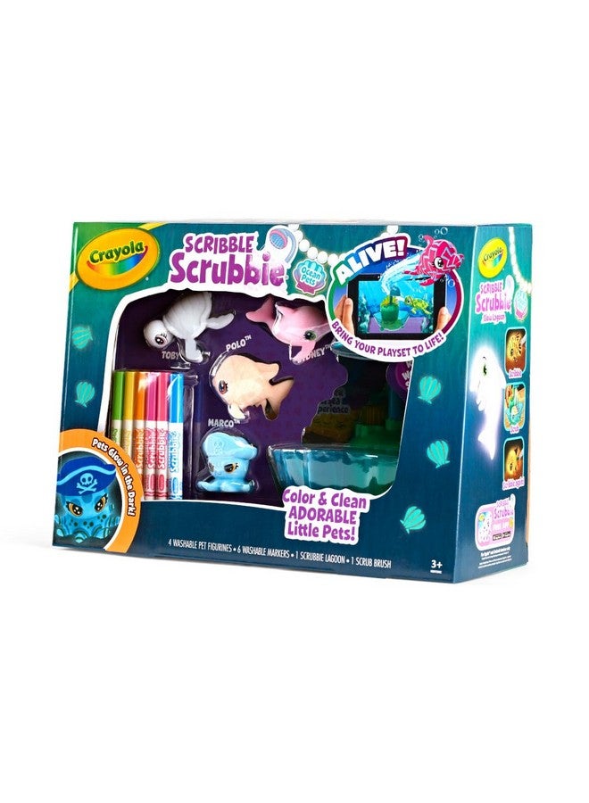 Crayola Scribble Scrubbie Glow Lagoon Pets Sea Animal Toys Gifts For For Boys & Girls 3+ - Image 5