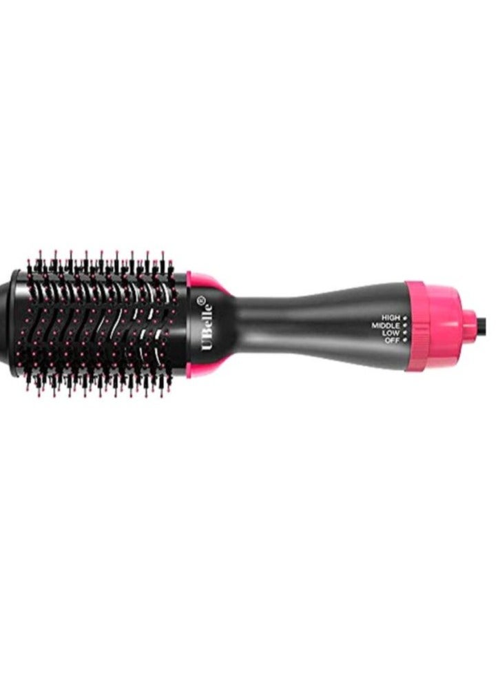إلترازون One-Step Hair Dryer Comb, 2-In-1 Multifunctional Negative Ion Straightener Curler Curling Brush Hot Air Comb Auto Rotating Hair Styler Tool for All Hair Types (us plug) - Image 2